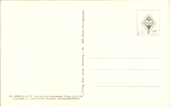 Postcard Freiburg im Breisgau, aerial photograph