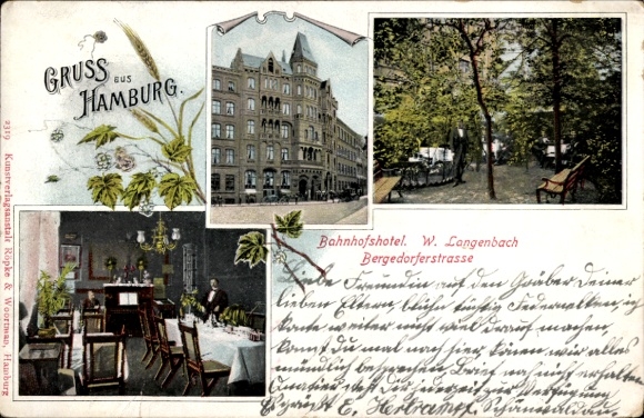 PC Hamburg Mitte Billstedt, Bergedorfer Straße, train station hotel