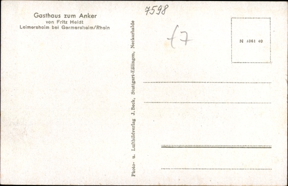 PC Leimersheim Rhein, Inn zum Anker, partial views