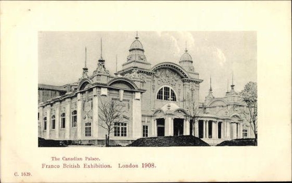 Set von 68 Ansichtskarten, London, Französisch - Britische Ausstellung 1908