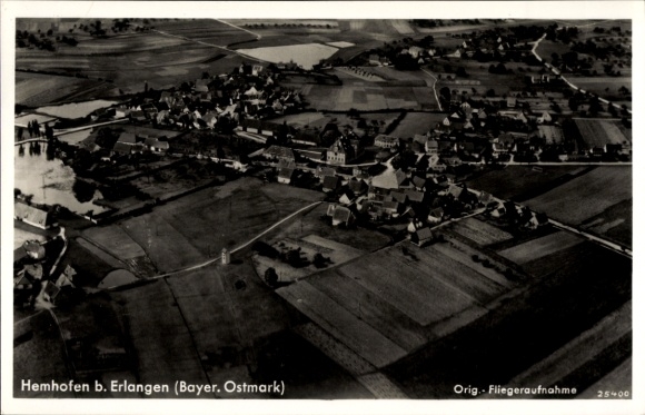 Ak Hemhofen in Mittelfranken, Luftaufnahme