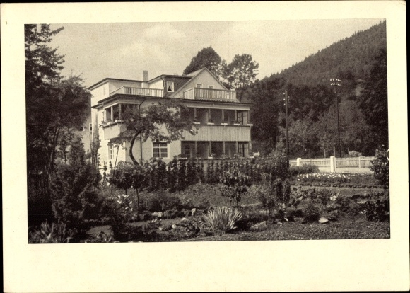 Ak Sitzendorf in Thüringen Fremdenheim Kirsten