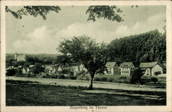 Postcard Ziegenberg Ober Mörlen im Taunus, town view