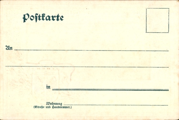 Wapenlitho in reliëf Potsdam, Neues Palais