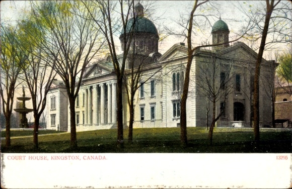 Postcard Kingston Ontario Canada, Courthouse