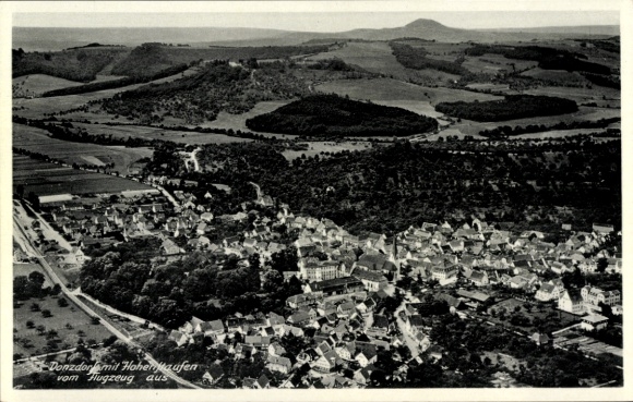 Ak Donzdorf in Württemberg, Fliegeraufnahme, Hoher Haufen