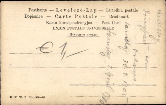 Postcard Actress Lotte Medelsky, portrait
