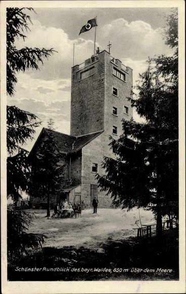 Ak Hauzenberg Oberlichtenau Kreis Passau, Adolf Hitler Warte