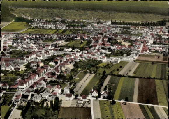 Ansichtkaart Iggelheim in de Palts, luchtfoto