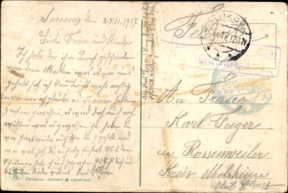 Postcard Africa, Campement de nomades