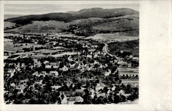 Postcard Schallstadt in the Black Forest Baden, aerial photograph