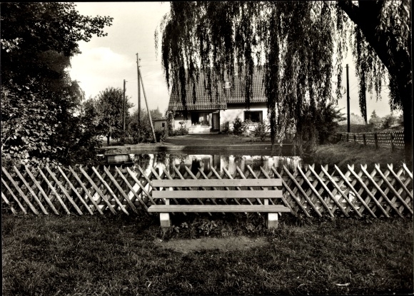 PC Gehlenbeck Lübbecke in East Westphalia, bank, fence, house
