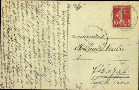 Postcard Juziers-Yvelines, Chateau de La Sergenferie