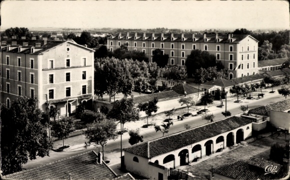 Postcard Sidi Bel Abbès Algeria, Foreign Legion barracks