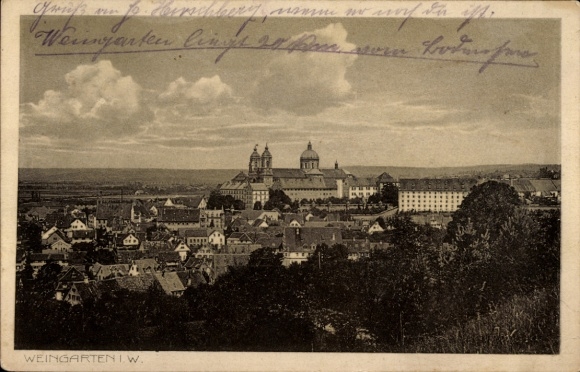 Ak Weingarten in der Pfalz, Panorama