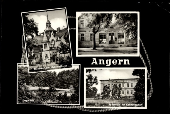 KP Angern in der Börde, dom uzdrowiskowy dla dzieci Heinrichshorst, Krepe Bad, szkoła rolnicza