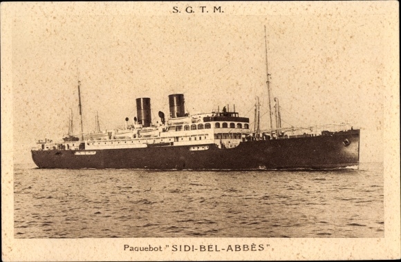 Ak SGTM stoomboot Sidi Bel Abbès, stuurboord