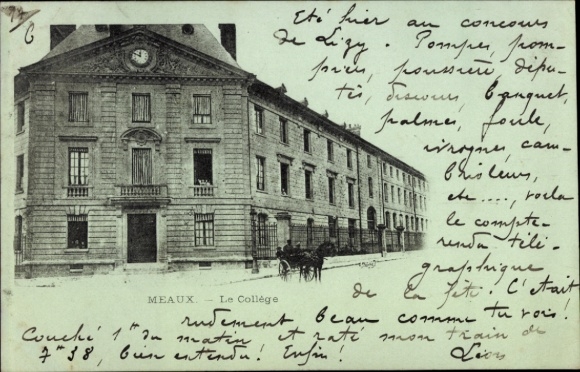 Ak Meaux Seine-et-Marne, Le College