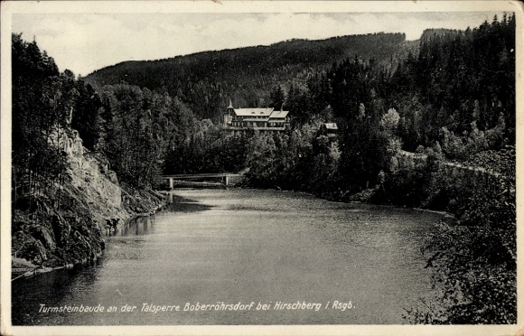 Postcard Siedlęcin Boberröhrsdorf Giant Mountains Silesia, Perła Zachodu, Turmsteinbaude