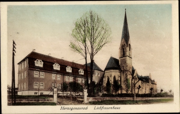 Postcard Herzogenaurach in Middle Franconia, Liebfrauenhaus