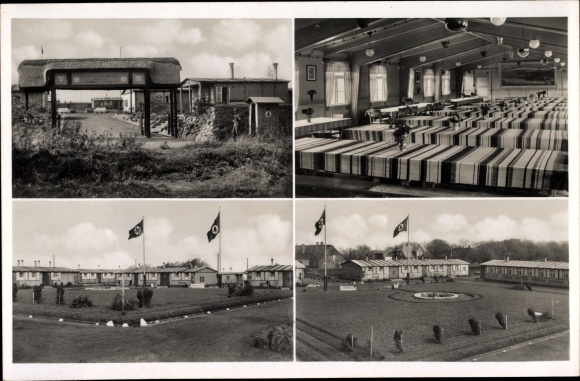 Ansichtkaart Keitum op Sylt, Reichsarbeidsdienst 2/77, Matthias Claudius