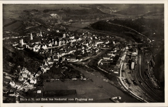 KP Horb am Neckar, zdjęcie lotnicze
