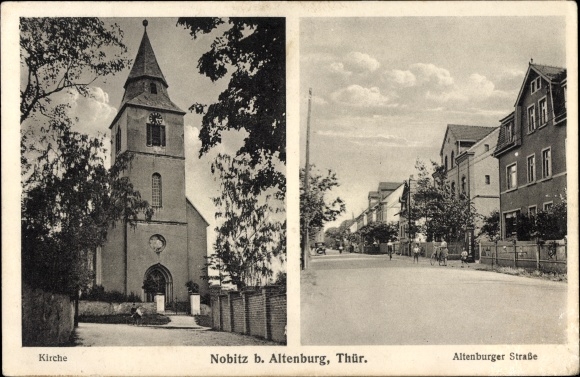 PC Nobitz in Thuringia, church, Altenburger Straße