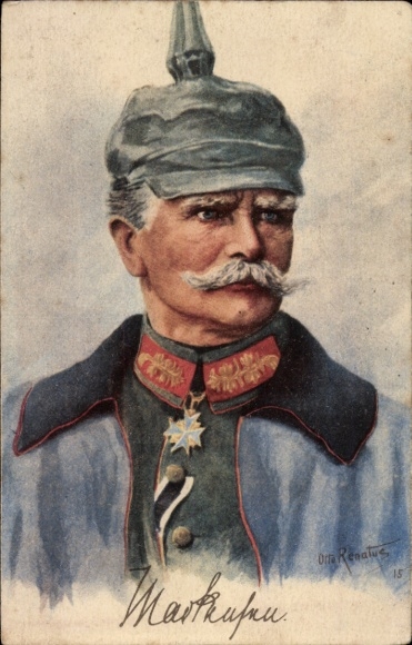 Artist PC Renatus, Otto, Field Marshal August von Mackensen, portrait