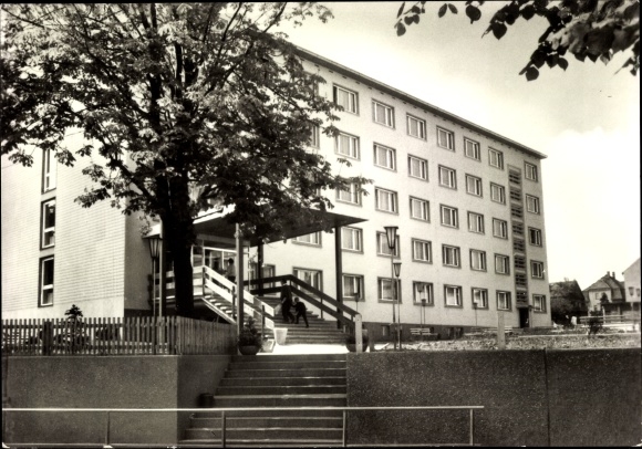 Ak Jößnitz Vogtland, FDGB Erholungsheim Richard Mildenstrey, Urlauberwohnheim
