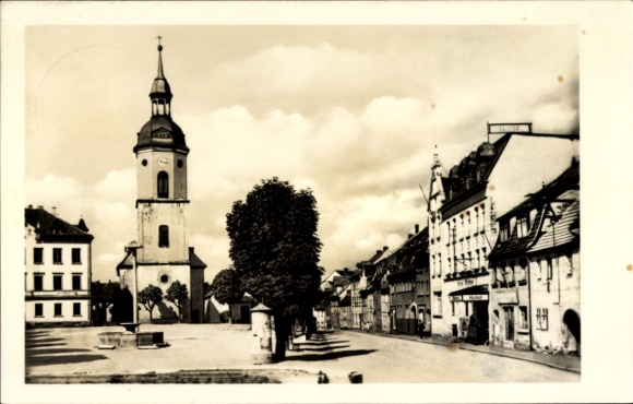 Ak Triptis in Thüringen, Marktplatz