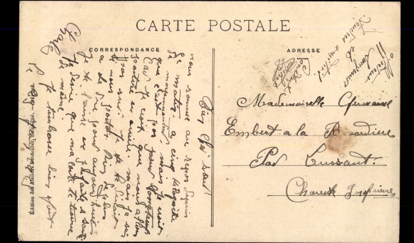 Postcard Saint Dié des Vosges, Before the German occupation, Prisoners in front of the Town Hall, I WK