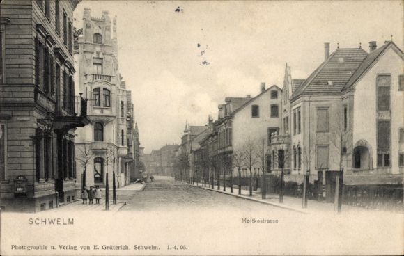 Ak Schwelm in Westfalen, Moltkestrasse