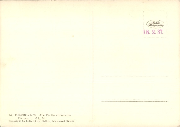 Postcard Eybach Geislingen an der Steige, aerial photograph