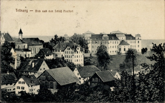Ak Tettnang in Württemberg, Schloss Montfort
