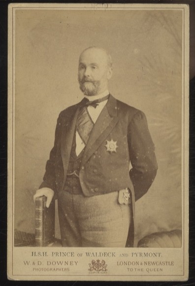 Cabinet Photo Prince Georg Viktor I of Waldeck-Pyrmont