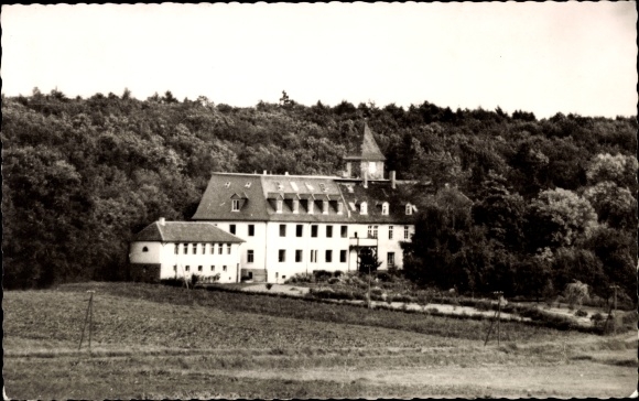 Postcard Echzell in Hesse, Boys' Institute Lucius, Forsthaus