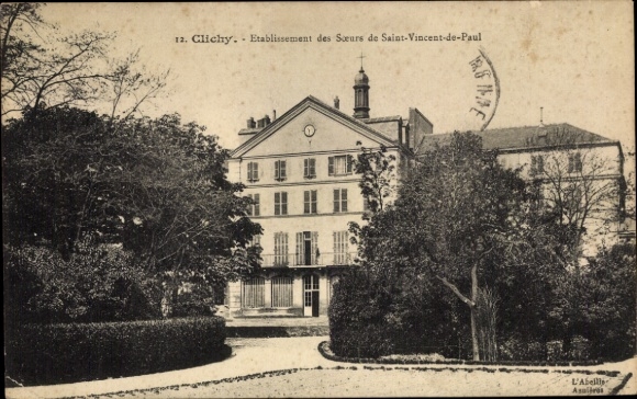 PC Clichy Hauts de Seine, Etablissement des Soeurs de Saint-Vincent-de-Paul, building, gardens