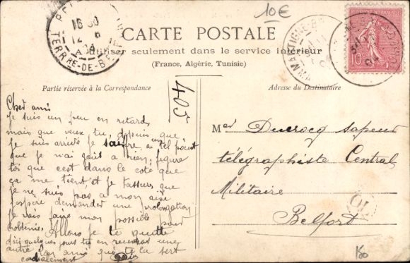 Postcard Martigné Briand Maine et Loire, Vue Principale