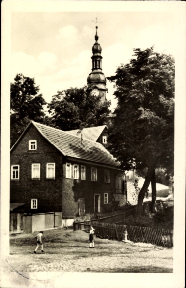 Postcard Möhrenbach Ilmenau in Thuringia, Church