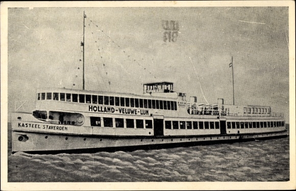 KP Harderwijk Amsterdam Holland Veluwe Lijn, Stoomboot Mijn