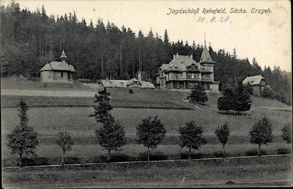5 alte Ansichtskarten Rehefeld Altenberg, diverse Ansichten