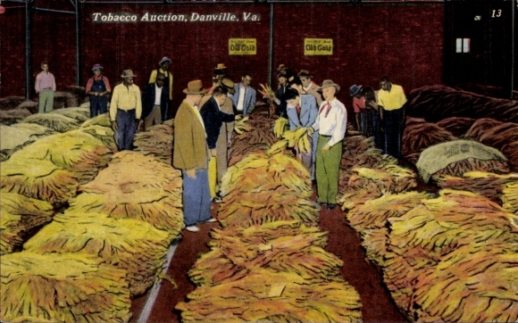PC Danville Virginia USA, Tobacco Auction