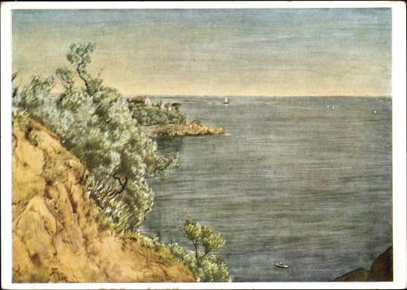 Artist Postcard Thoma, Hans, Lerici
