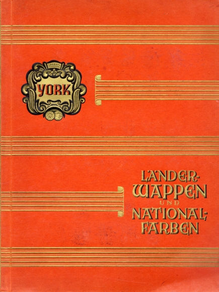 State coat of arms and national colors collective picture album Garbaty cigarette factory, Berlin 1933