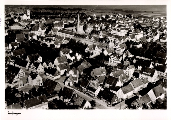 Ak Trossingen auf der Baar, Fliegeraufnahme