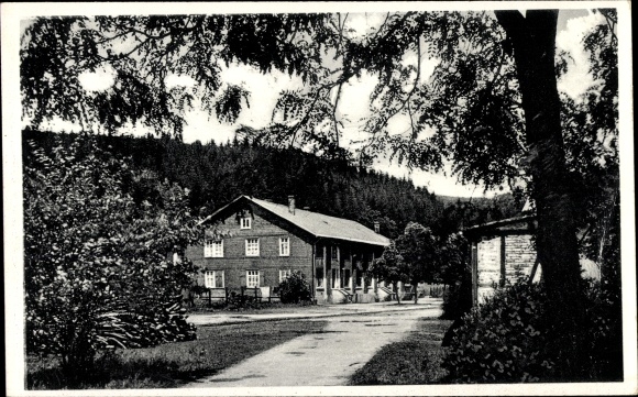 Postcard Herdorf im Hellertal, convalescent home Concordia, Westphalia