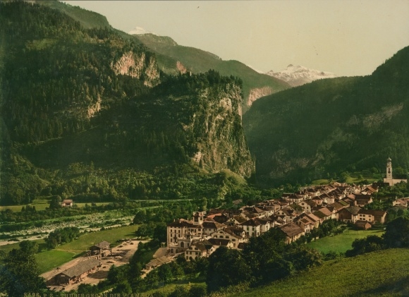 Foto Thusis Kanton Graubünden, Viamala, Stadtansicht