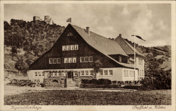 Ak Treffurt an der Werra, Jugendherberge
