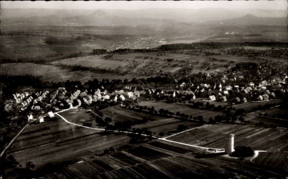 Postcard Kusterdingen in Württemberg, aerial view of own buildings, landscape photograph