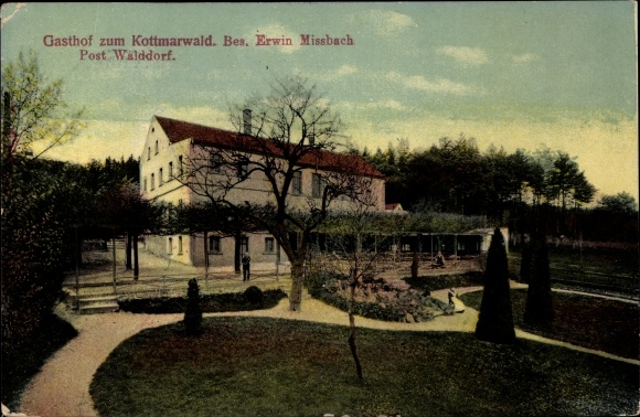 Ak Walddorf Kottmar in der Oberlausitz, Gasthof zum Kottmarwald
